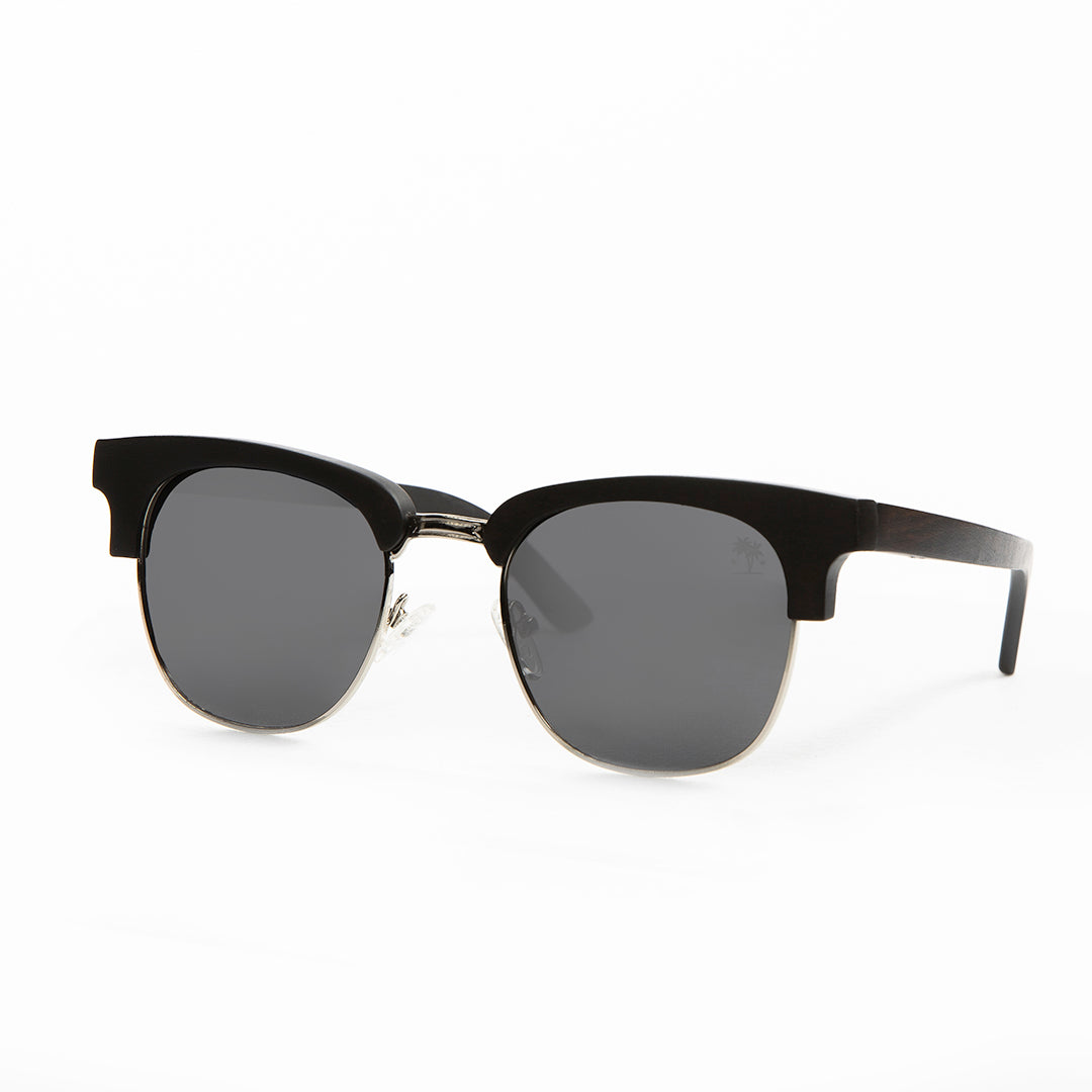 Classic Clubmaster with Polarized Lens: Grey