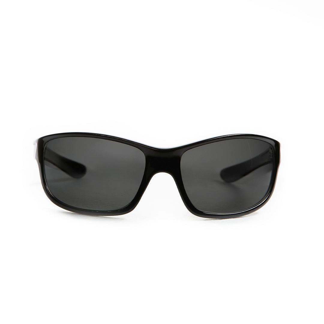 Wrap Around Sport with Polarized Lens: Black