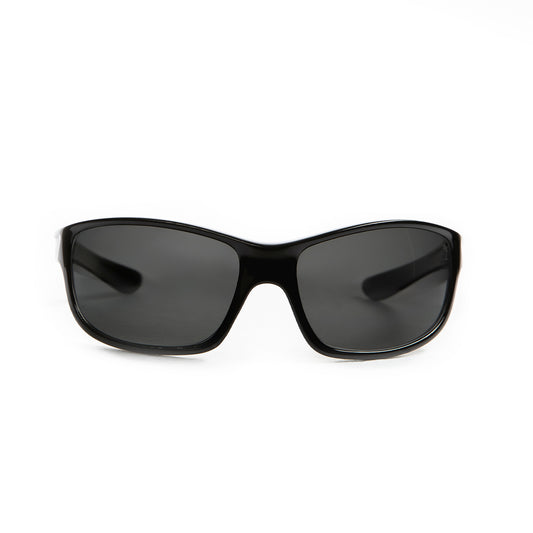Wrap Around Sport with Polarized Lens: Black