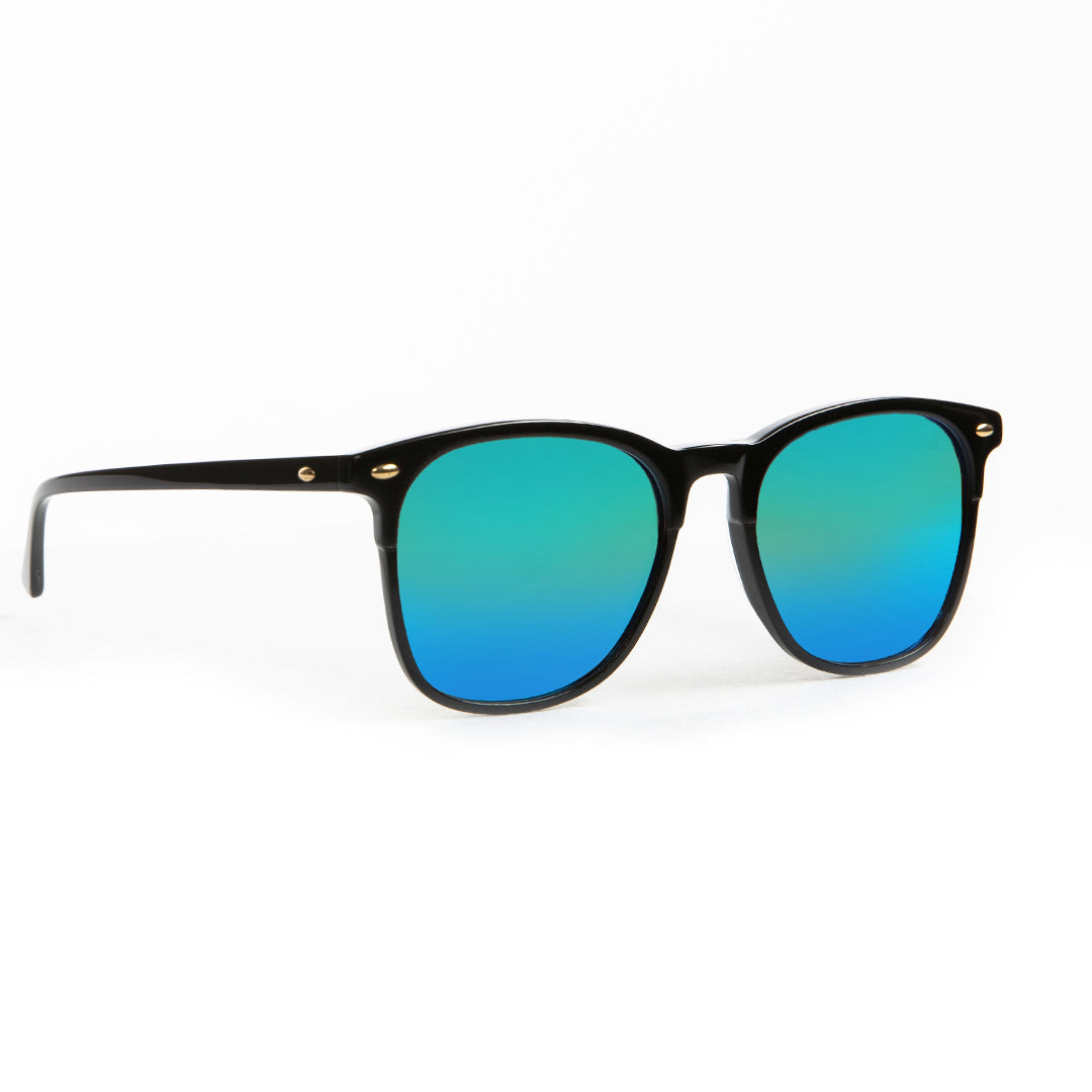 Clubmaster Black Frame with Polarized Lens